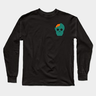 Zombie's Skull Long Sleeve T-Shirt